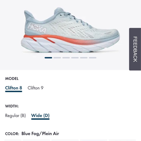 Hoka Shoes Hoka Clifton 8 Light Blue Running Shoes Poshmark